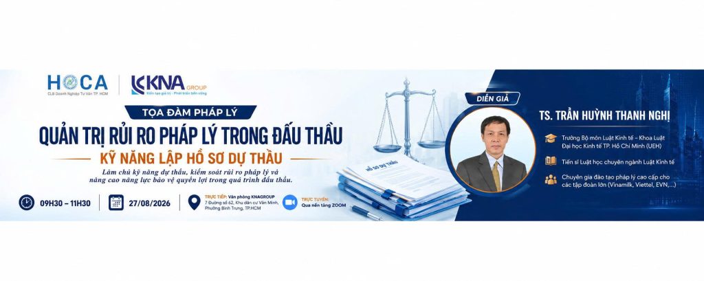 Đăng ký tham dự tọa đàm rủi ro pháp lý trong đấu thầu
