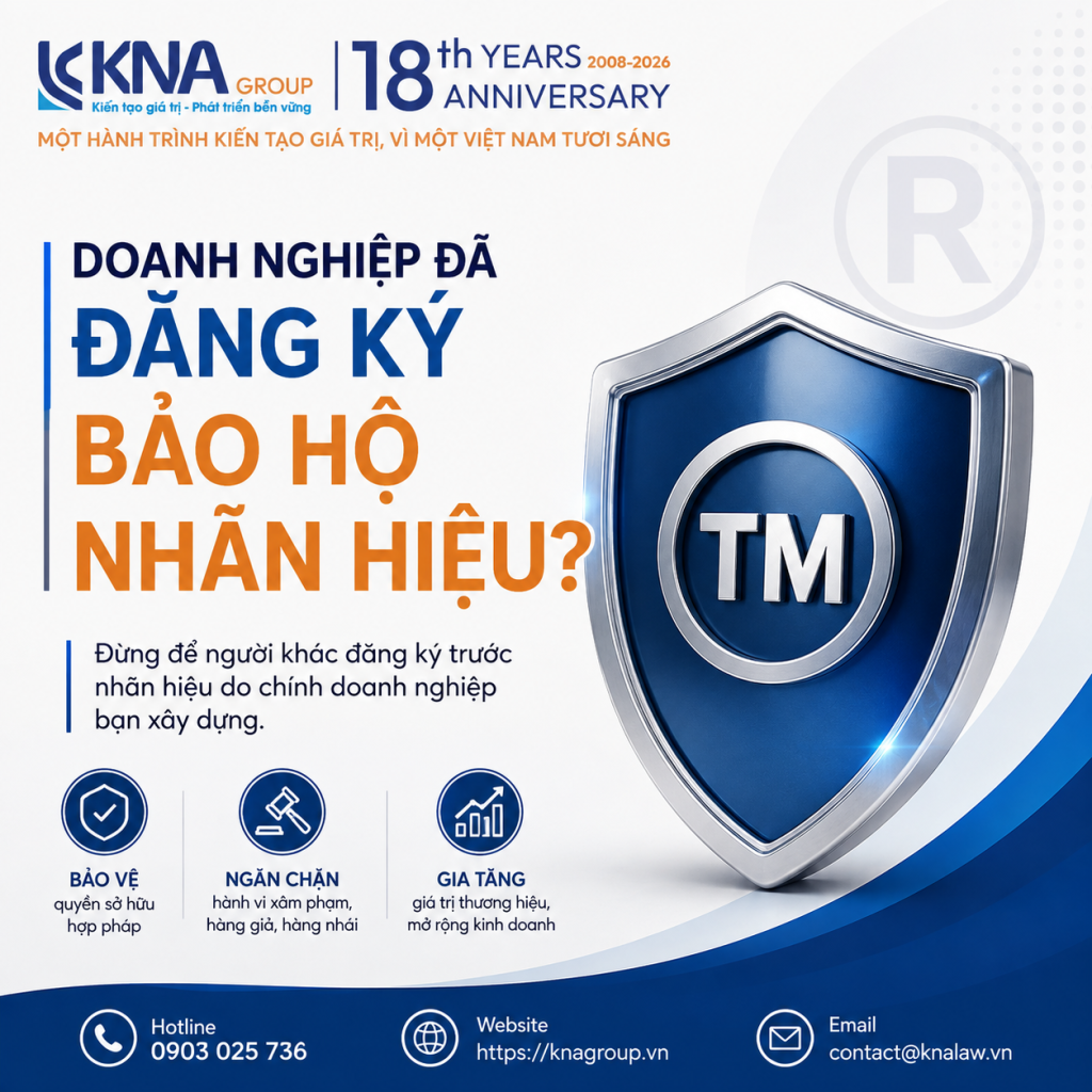 Đăng ký bảo hộ nhãn hiệu năm 2026 cho doanh nghiệp
