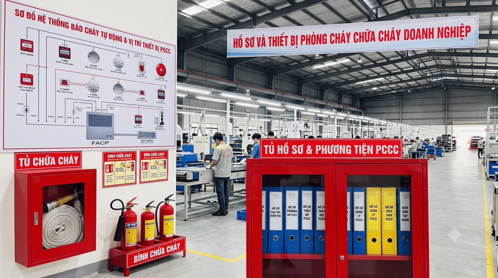 Hồ sơ và thiết bị phòng cháy chữa cháy doanh nghiệp