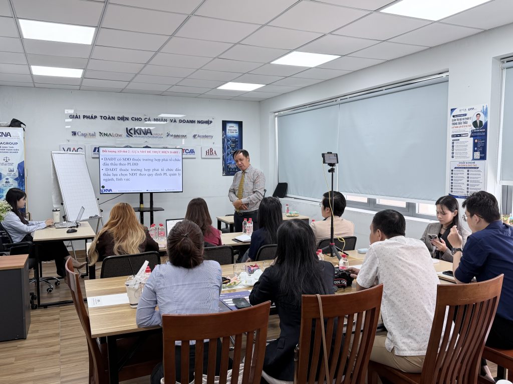 Tọa đàm quản trị rủi ro trong đấu thầu do KNAGROUP và HOCA tổ chức