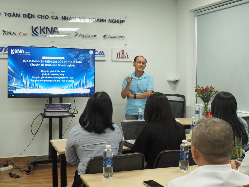 Tọa đàm nhận diện sai sót về thuế 2026 do KNAGROUP tổ chức